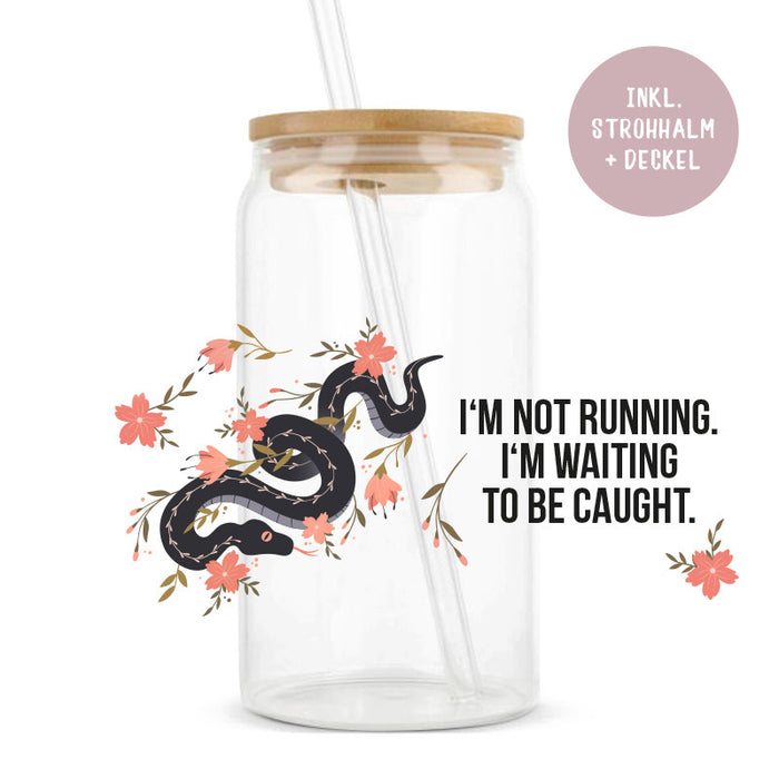 Glastumbler »Not Running«