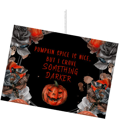 Postkarte »Pumpkin Spice is nice«