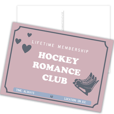 Postkarte »Hockey Romance«