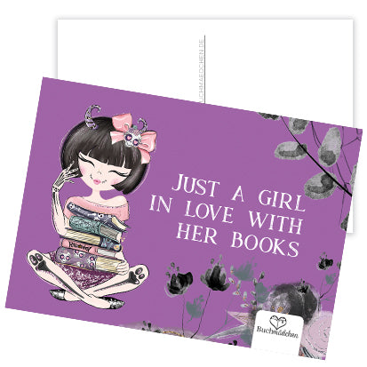 Postkarte »Just a Girl«