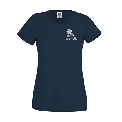 Shirt »Plant and Books blau«