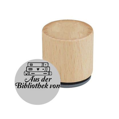 Stempel "Aus der Bibliothek von"