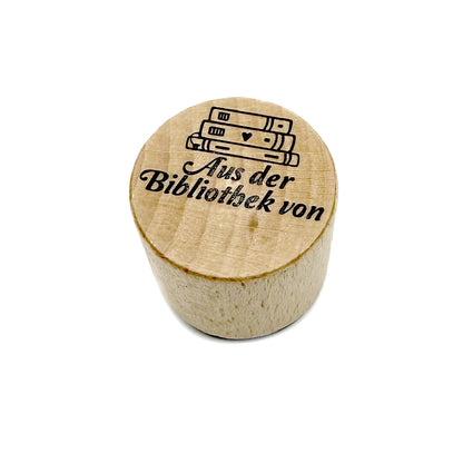 Stempel "Aus der Bibliothek von"
