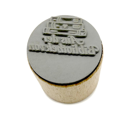 Stempel "Aus der Bibliothek von"