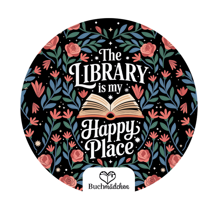 Sticker »The Library is my happy place«