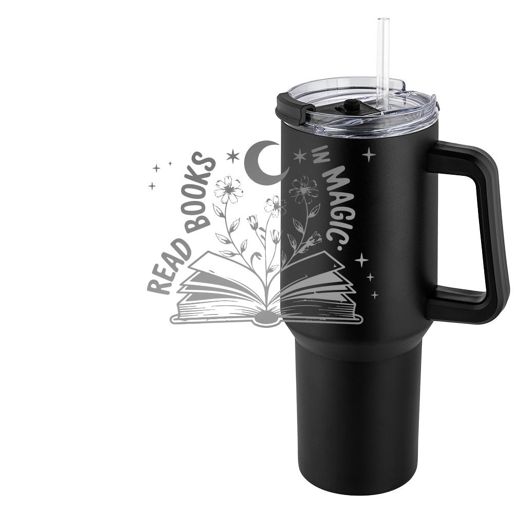 Tumbler »Read Books in Magic« schwarz