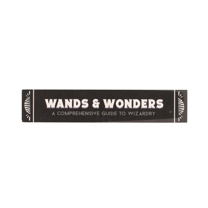 Schild »Wands & Wonders«